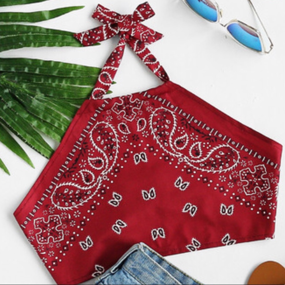Bandana Crop Top